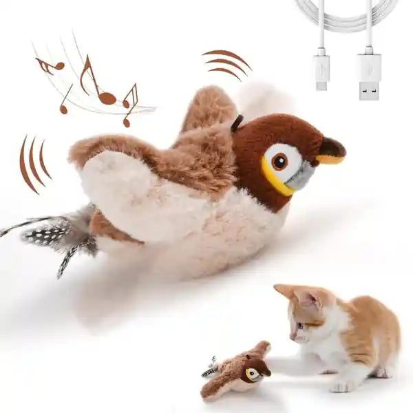 🐾 Juguete interactivo de pájaro para gatos - ¡Diversión y entretenimiento para tu gato!