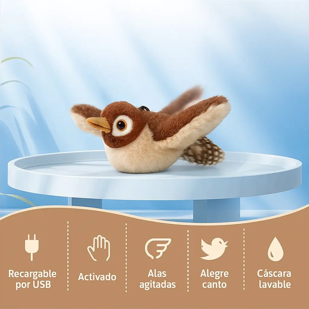 🐾 Juguete interactivo de pájaro para gatos - ¡Diversión y entretenimiento para tu gato!