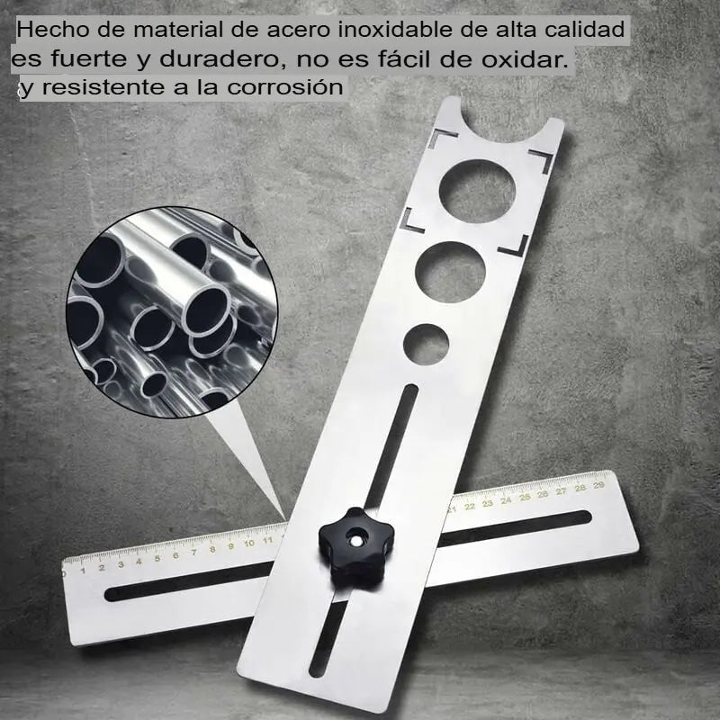 El medidor de agujeros cerámico de acero inoxidable es una solución rápida y profesional 🔧🛠️