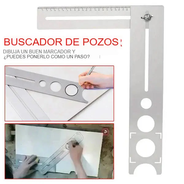 El medidor de agujeros cerámico de acero inoxidable es una solución rápida y profesional 🔧🛠️