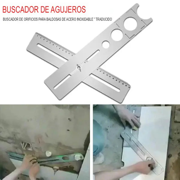 El medidor de agujeros cerámico de acero inoxidable es una solución rápida y profesional 🔧🛠️