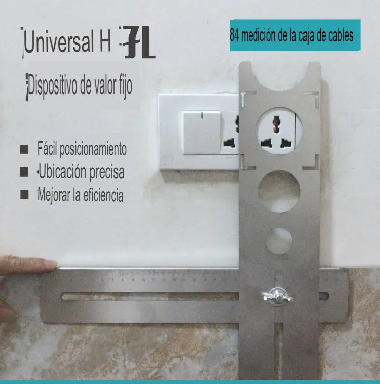 El medidor de agujeros cerámico de acero inoxidable es una solución rápida y profesional 🔧🛠️