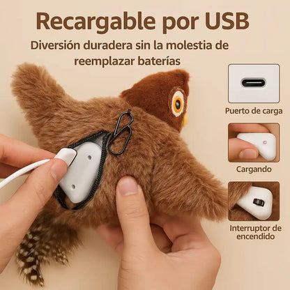 🐾 Juguete interactivo de pájaro para gatos - ¡Diversión y entretenimiento para tu gato!